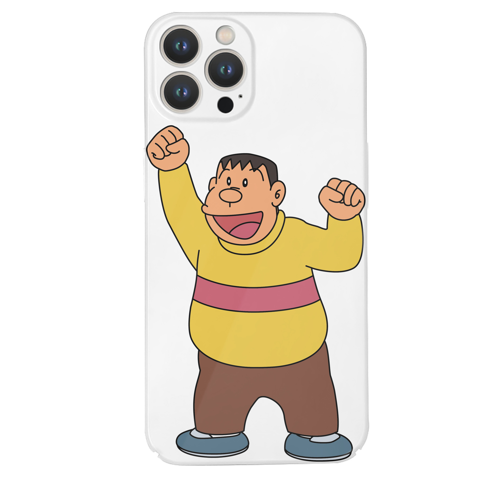 （画像用） ドラえもん 剛田武 Doraemon Gouta Takeshi 【iPhone 14シリーズ対応】ハードケース